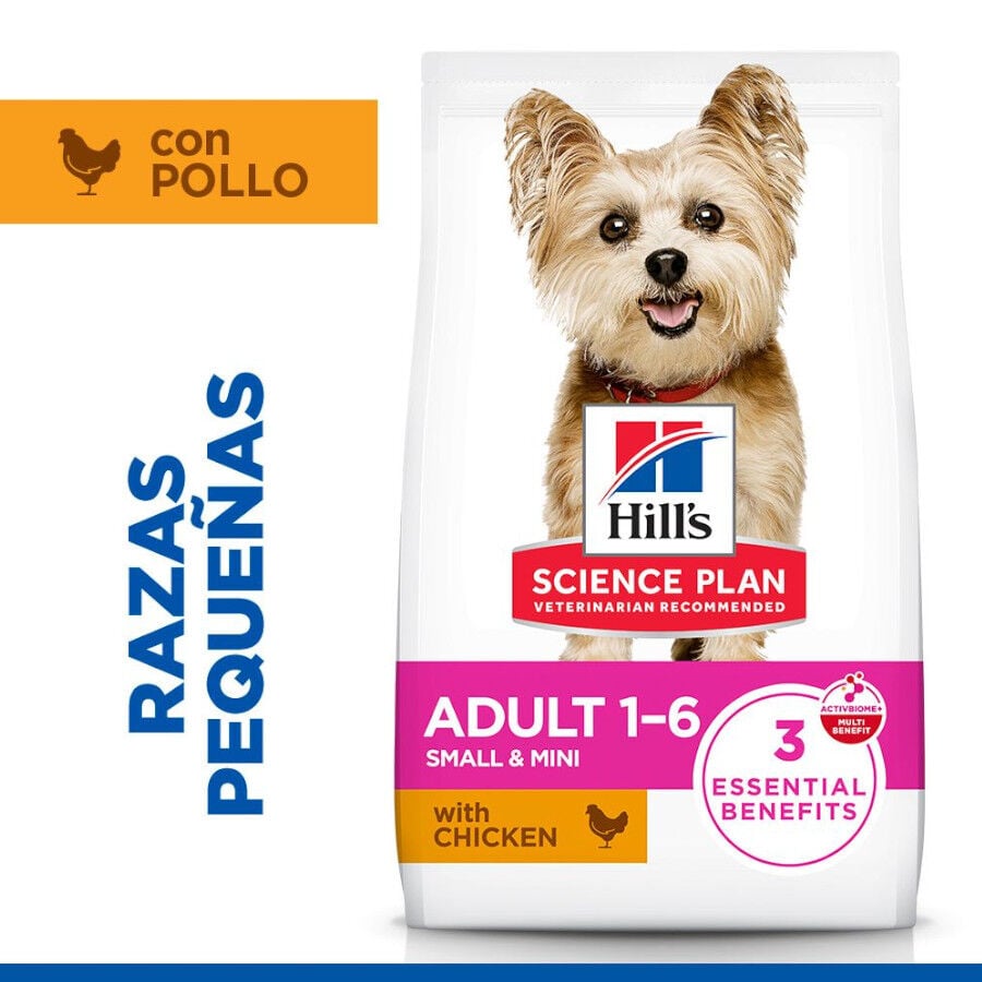 Hill's Science Plan pienso pollo para perros adultos de razas mini