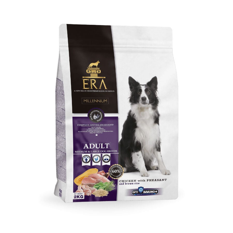 Era Adult Medium&Large Pollo y Fais&aacute;n pienso para perros Imagen numero 1