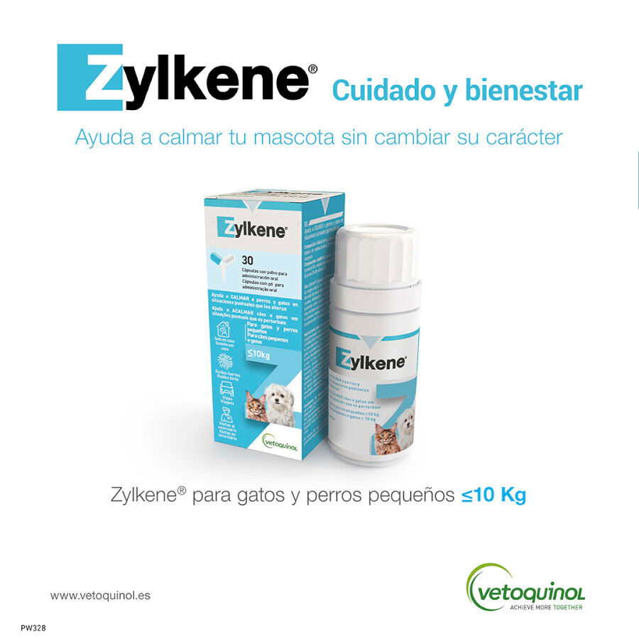 Vetoquinol Zylkene suplemento natural calmante en c&aacute;psulas para perros y gatos, , large Imagen numero 2