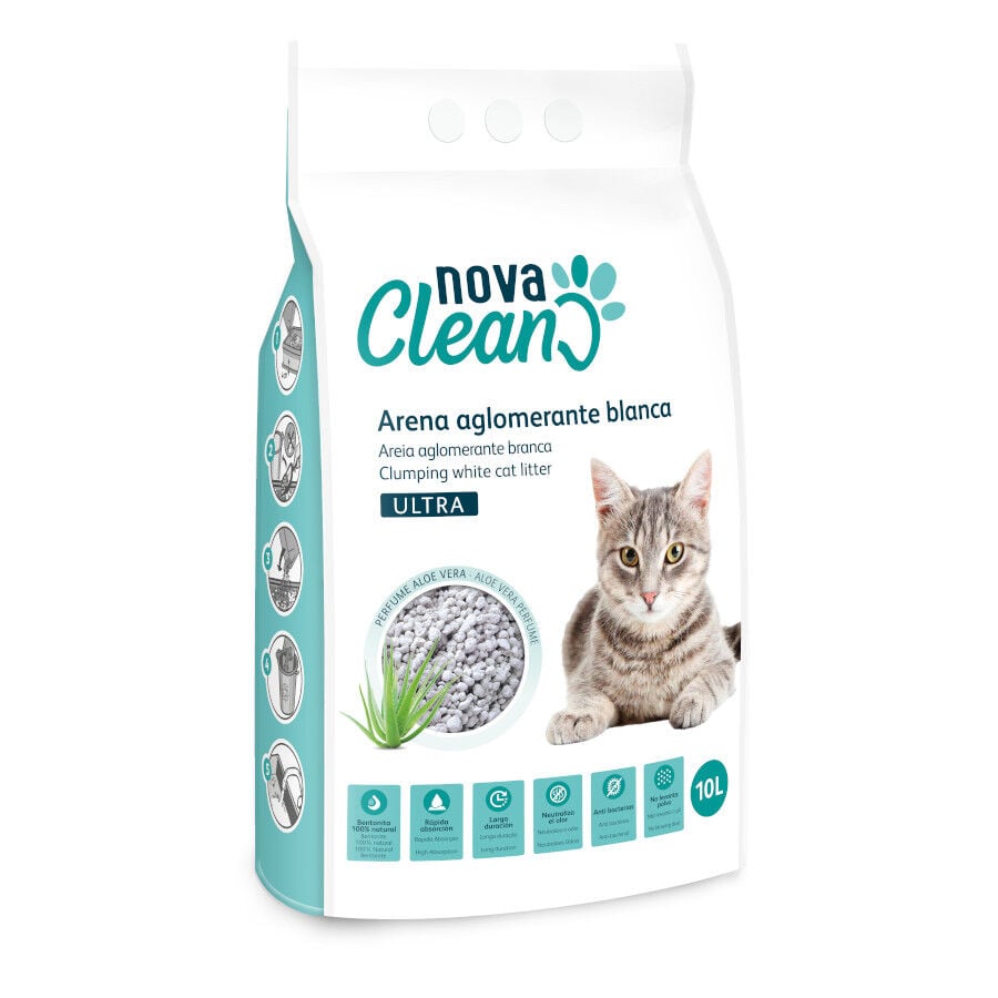 10 L Nova Clean Ultra Lecho Aglomerante para gatos, , large indicador imagen numero 1