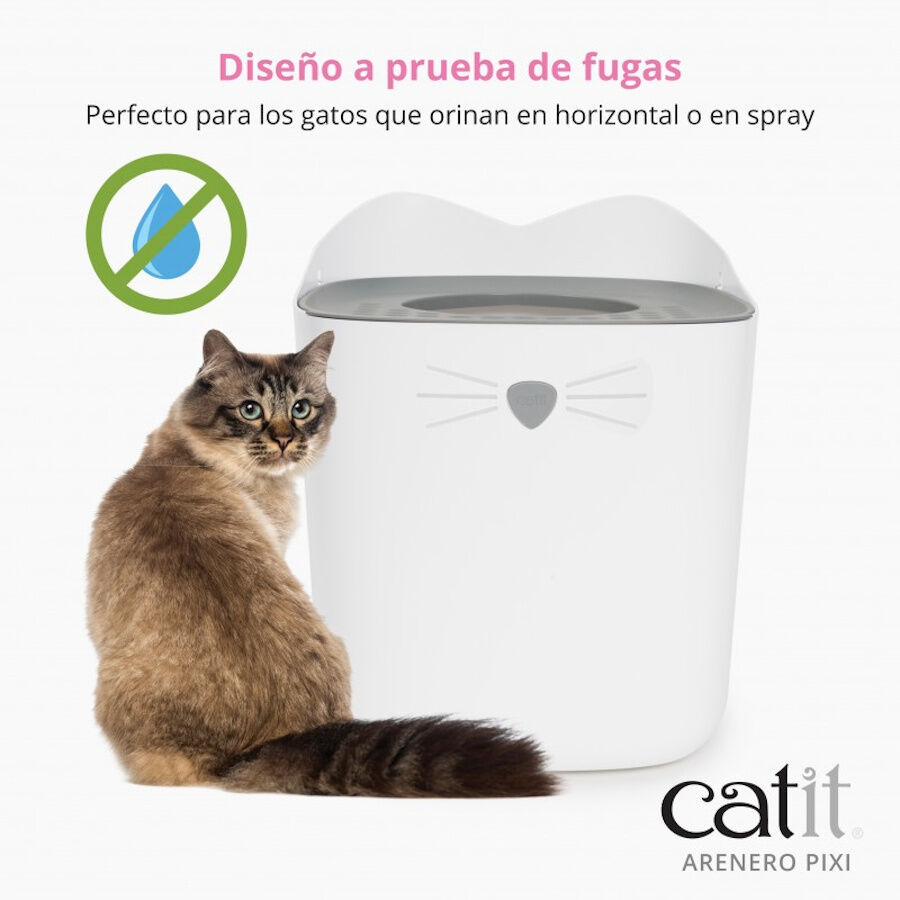 Catit Pixi Arenero Blanco para gatos, , large Imagen numero 5