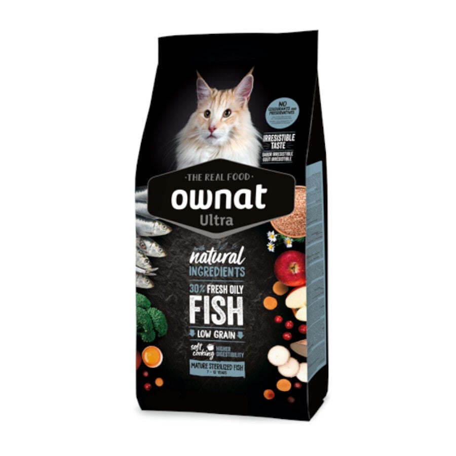 Ownat Ultra Madure Esterilizado Pienso Pescado para gatos, , large Imagen numero 1
