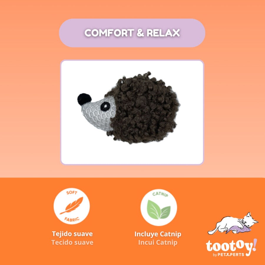 Tootoy! Peluche Suave Herizo para gatos, , large Imagen numero 3