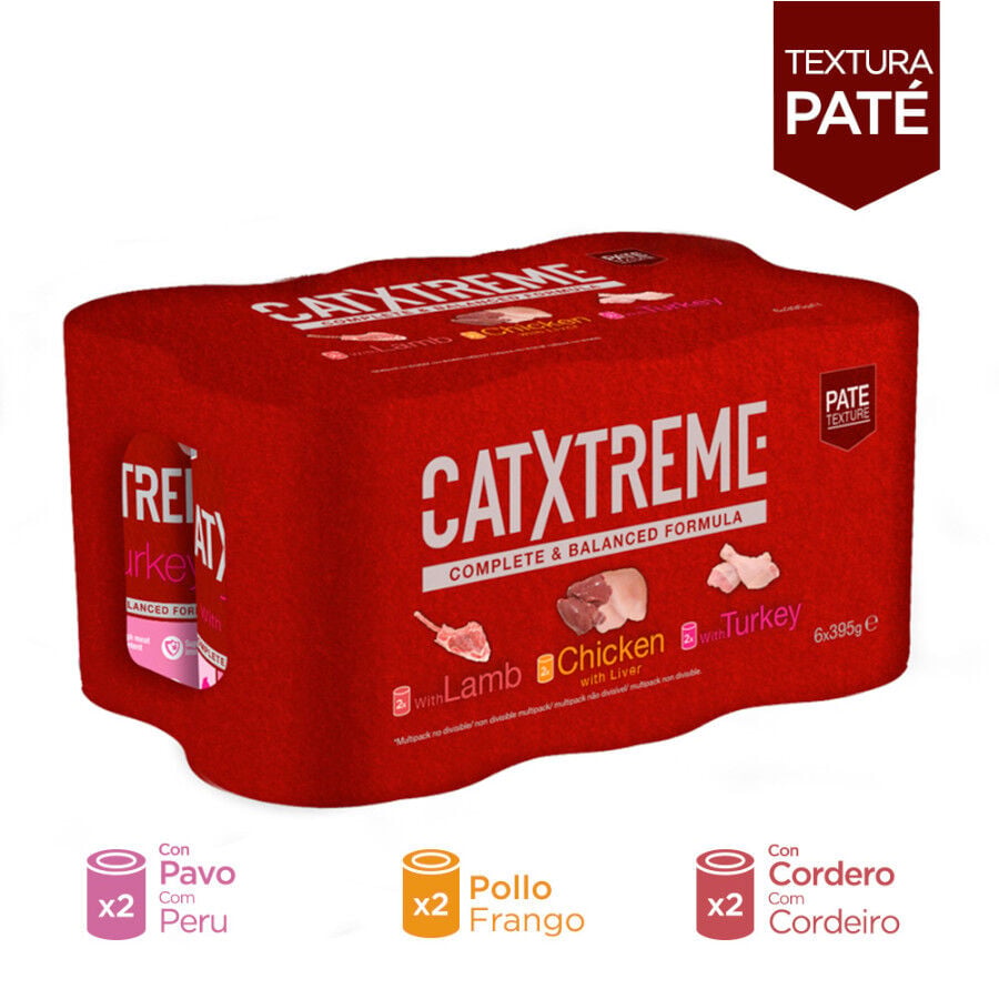 Catxtreme Multipack pat&eacute; en lata para gatos