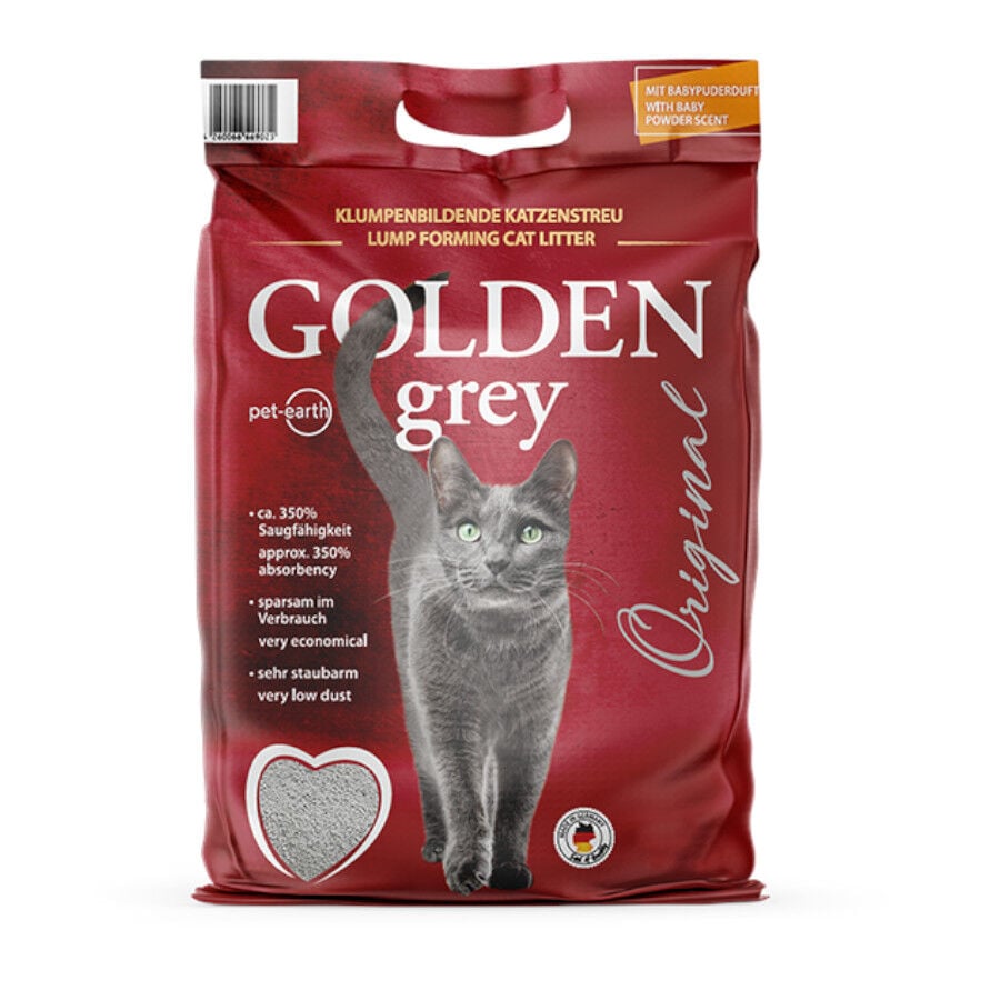 7 kg Golden Grey Arena Fina Aglomerante para gatos, , large indicador imagen numero 1