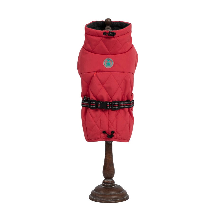 Freedog Oymyakon Rojo Abrigo Impermeable con Arn&eacute;s para perros, , large Imagen numero 1