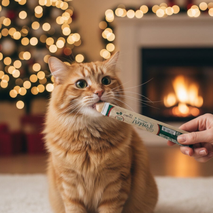 1 sobre Wonder Christmas Snack L&iacute;quido Navide&ntilde;o para gatos, , large indicador imagen numero 2