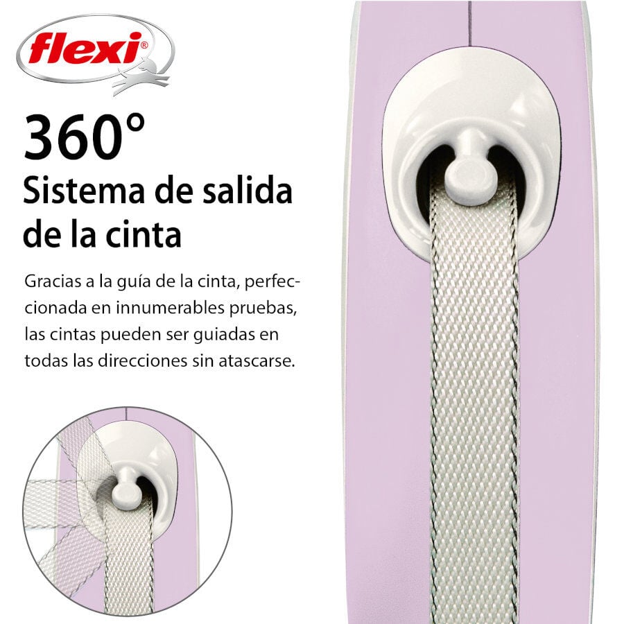 Flexi New Comfort Correa Extensible Rosa para perros, , large indicador imagen numero 3