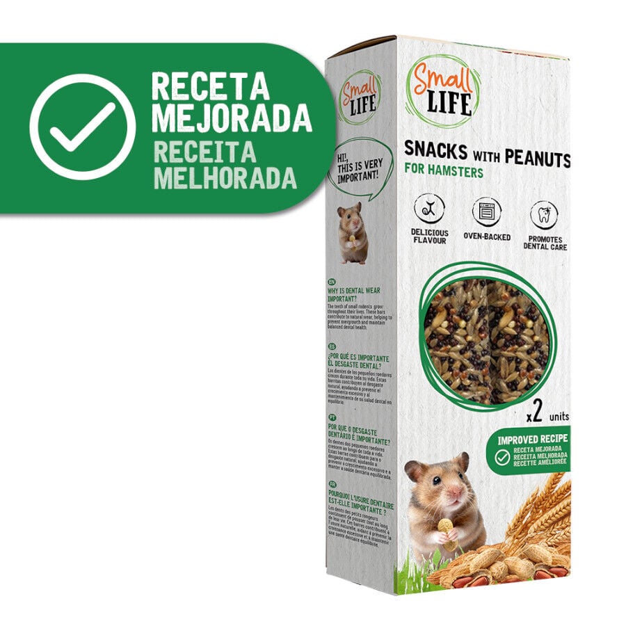 Small Life Barritas Snack con Cacahuetes para h&aacute;mster