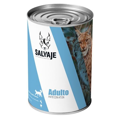 Salvaje Original Adulto At&uacute;n en Pat&eacute; lata para gatos