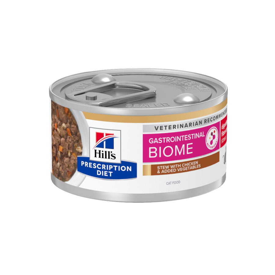 82 g Hill&rsquo;s Prescription Diet Gastrointestinal Biome Stress estofado lata para gatos, , large indicador imagen numero 3