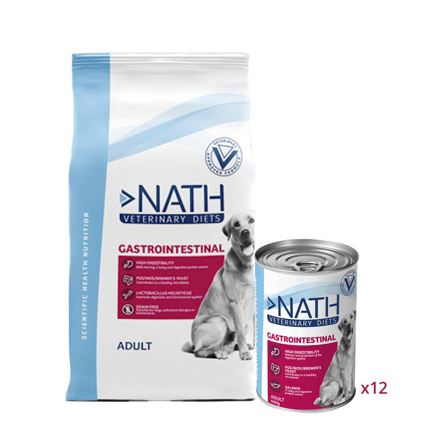 Pack Nath Gastrointestinal - pienso y comida h&uacute;meda para perro