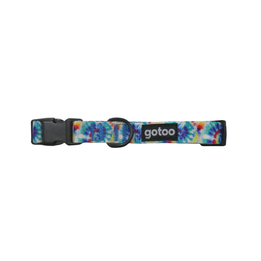 Gotoo Collar estampadado azul para perro, , large Imagen numero 1