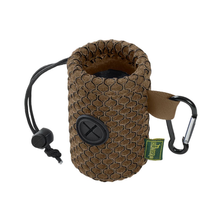 Hunter Hilo Porta Bolsas Marr&oacute;n con Mosquet&oacute;n para perros