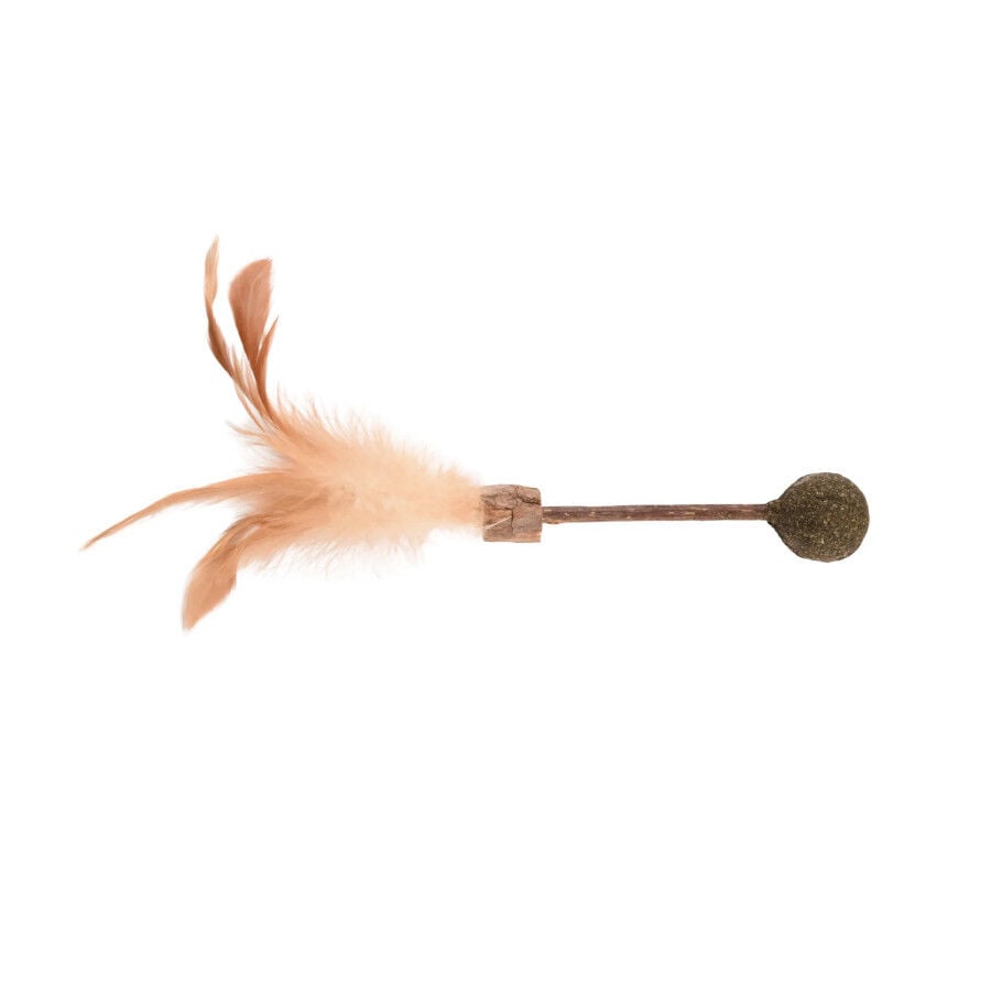 Flamingo Palo de Madera con Pelota Matatabi para gatos, , large Imagen numero 1