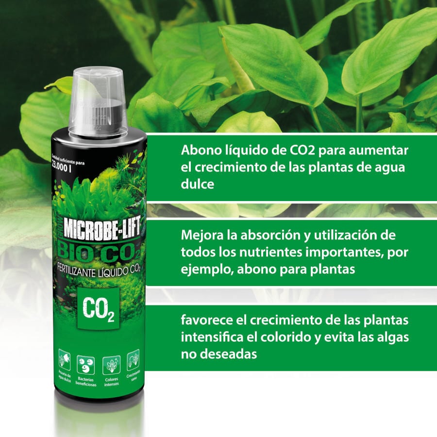 Microbe-Lift Bio CO2 Fertilizante L&iacute;quido de Carbono para acuarios, , large Imagen numero 2