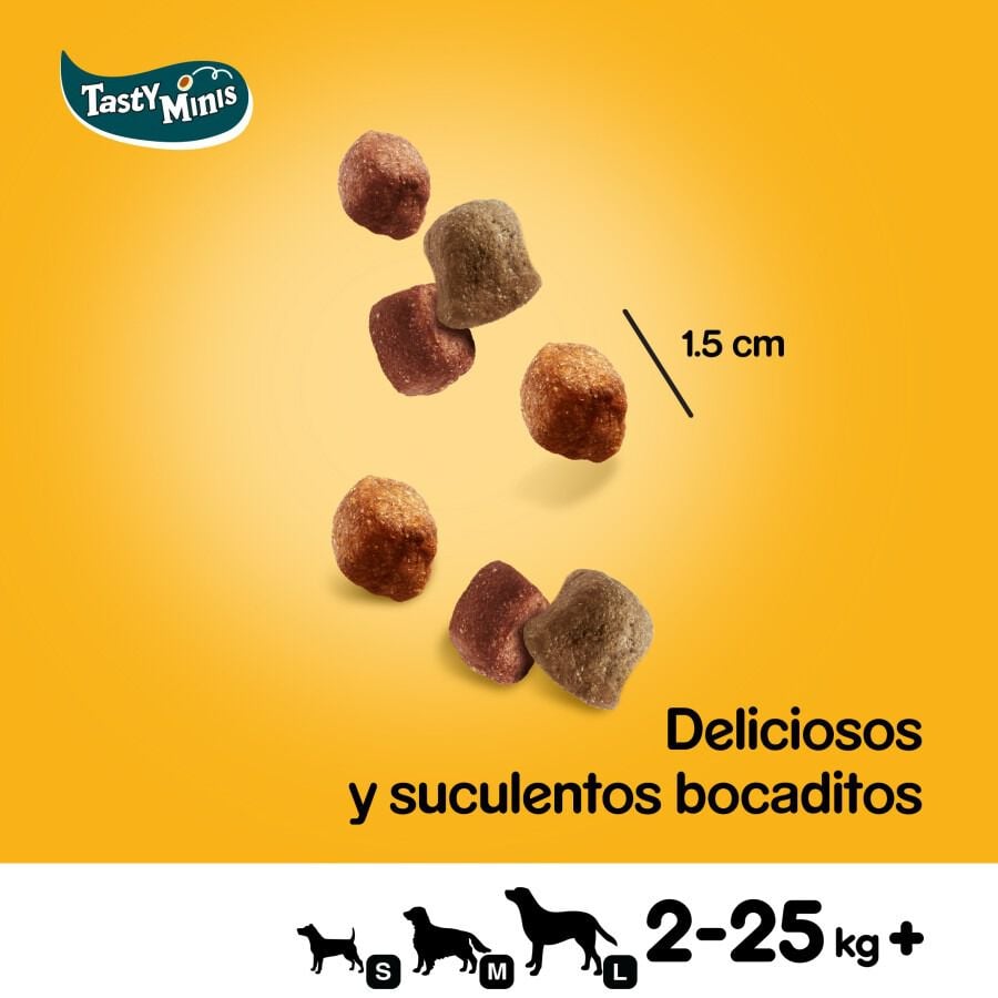 130 g Pedigree Tasty Mini Snacks Sabor Pollo y Pato para Perros, , large Imagen numero 3