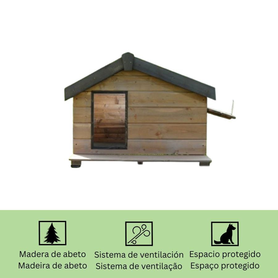 TK-Pet Mountain Caseta de Madera para perros, , large indicador imagen numero 4