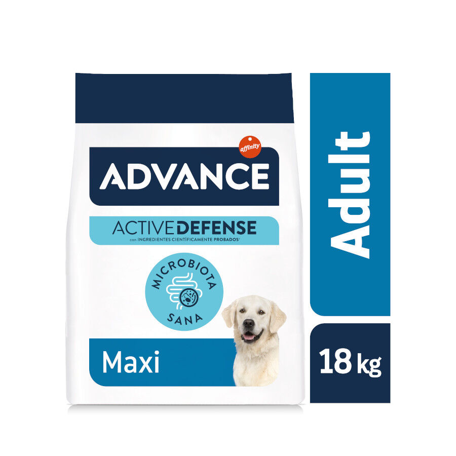 18 kg Advance Active Defense Maxi Adult pollo y arroz pienso para perros, , large Imagen numero 2