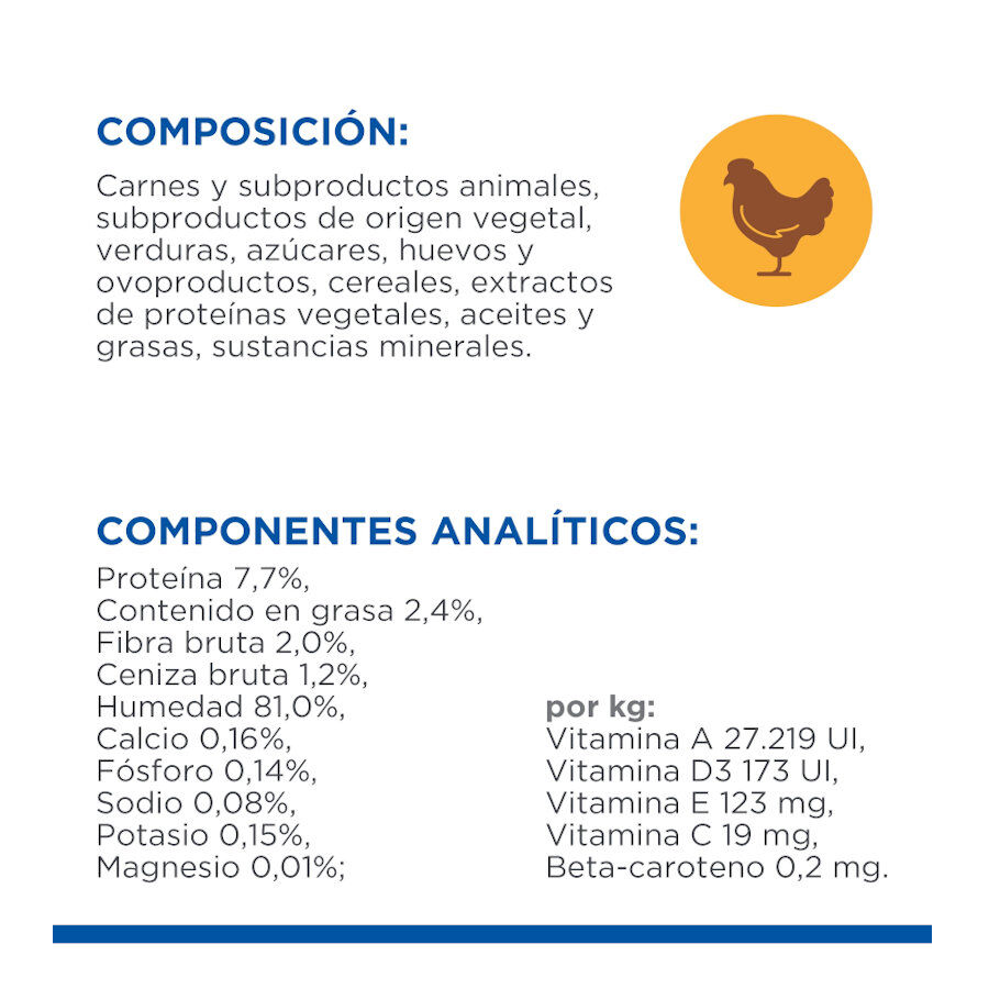 12 sobres x 85 g Hill's Perfect Weight Salm&oacute;n y Pollo sobre para gatos  12, , large Imagen numero 4