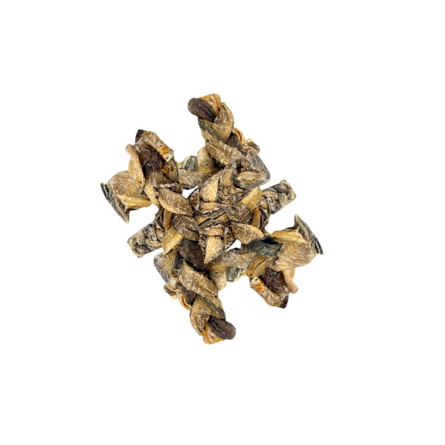 70 g. True Origins Trenzas Piel Bacalao Snack para perros, , large indicador imagen numero 3