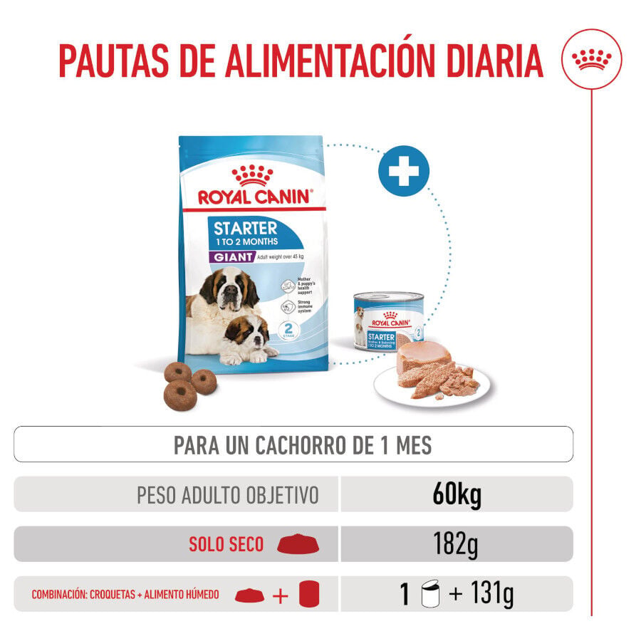 15 kg Royal Canin Starter Puppy Giant Pienso para perros, , large indicador imagen numero 8