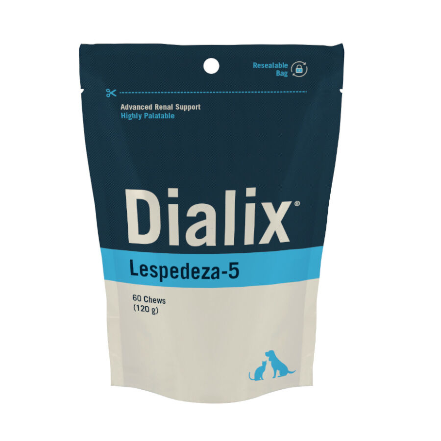 60 comprimidos Vetnova Dialix Lespedeza Advance Renal Support suplemento para perros y gatos, , large Imagen numero 1