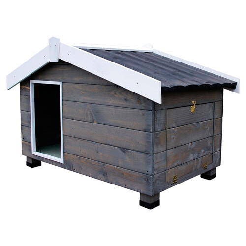 TK-Pet Mountain Caseta de Madera Gris para perros, , large indicador imagen numero 2