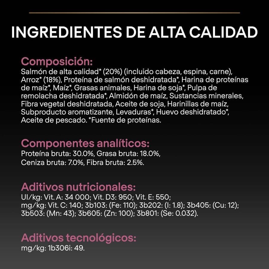 3 kg Pro Plan Adult Small y Mini Salm&oacute;n Sensitive Skin pienso para perros, , large indicador imagen numero 4