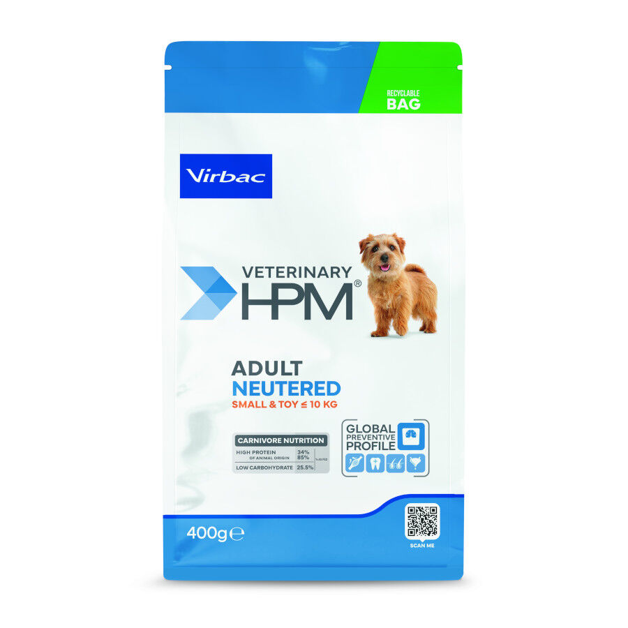 7 kg Virbac Veterinary HPM Adult Neutered Small & Toy pienso para perros, , large indicador imagen numero 1
