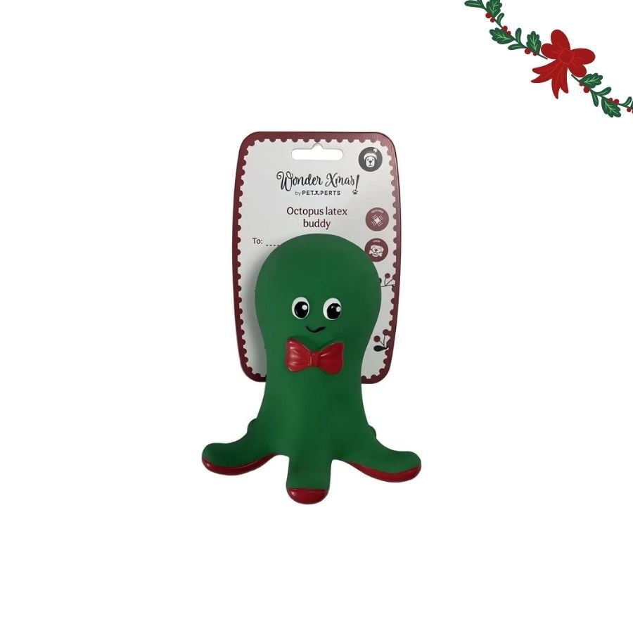 Wonder Christmas Pulpo L&aacute;tex Juguete para perros, , large indicador imagen numero 6