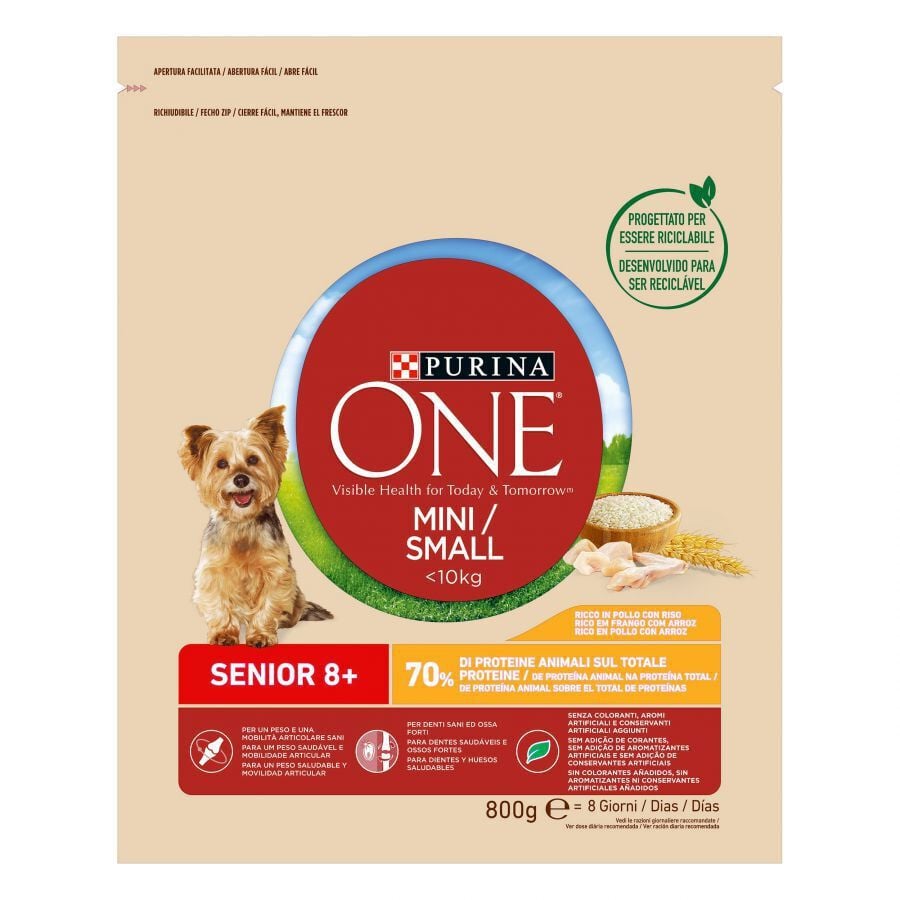 1.5 kg Purina One Senior 8+ Mini pienso para perros, , large indicador imagen numero 6