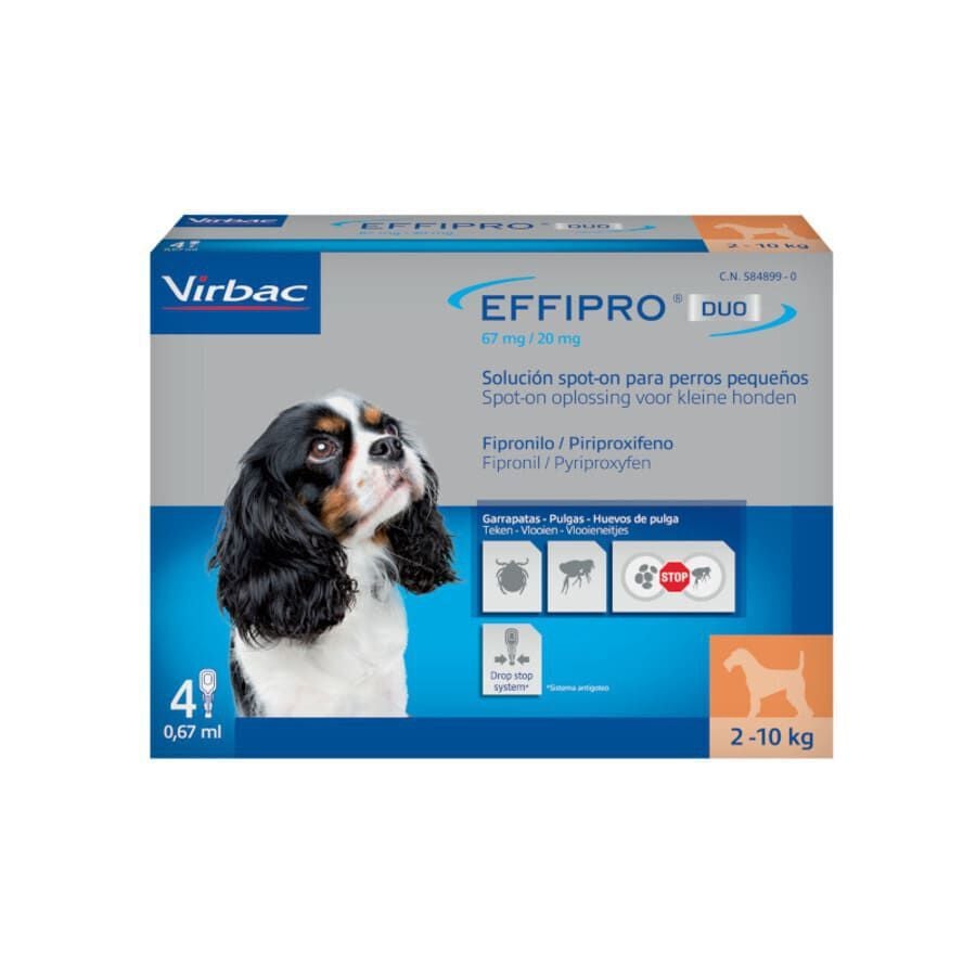 Effipro Duo pipetas antipar&aacute;sitos para perros, , large indicador imagen numero 1