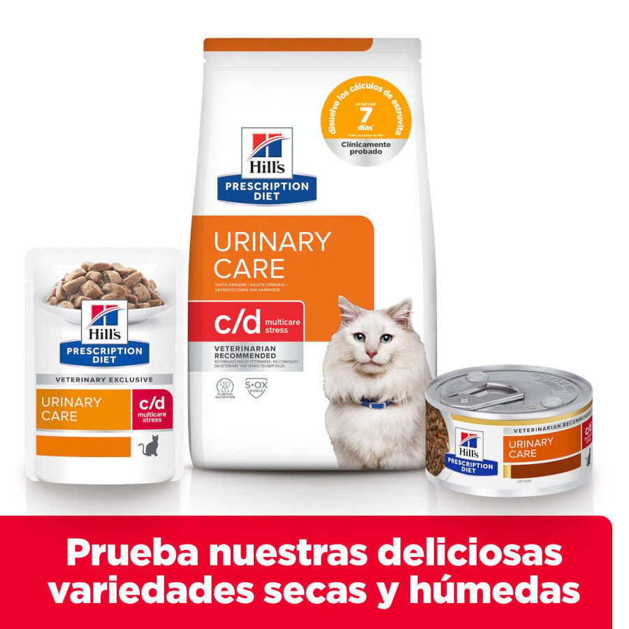 12 kg Hill's Prescription Diet Urinary Care c/d multicare stress pollo pienso para gatos, , large indicador imagen numero 8