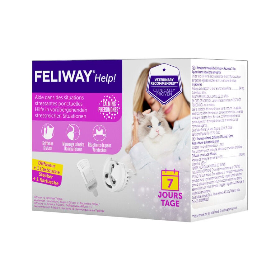 Feliway Help Difusor y Recambio con feromonas para el estr&eacute;s ocasional, , large Imagen numero 1
