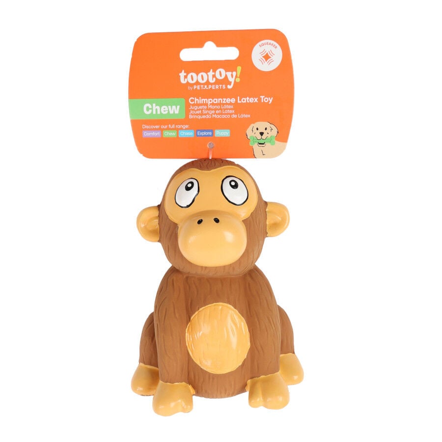 Tootoy! Chimpanc&eacute; Mordedor con Sonido para perros, , large indicador imagen numero 7