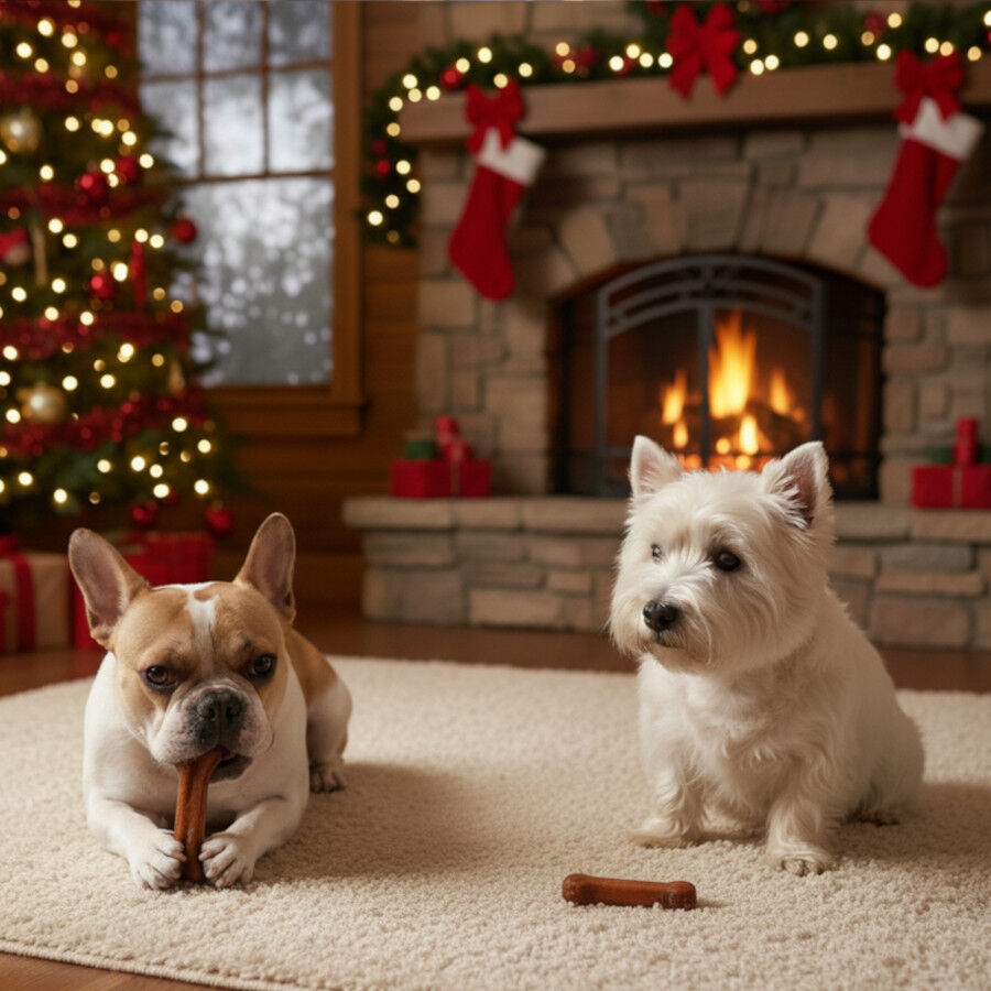 2 huesos Wonder Christmas Hueso Prensado para perros, , large indicador imagen numero 2