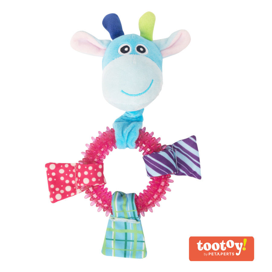 Tootoy! Chew Ring Giraffe mordedor para cachorros, , large indicador imagen numero 1