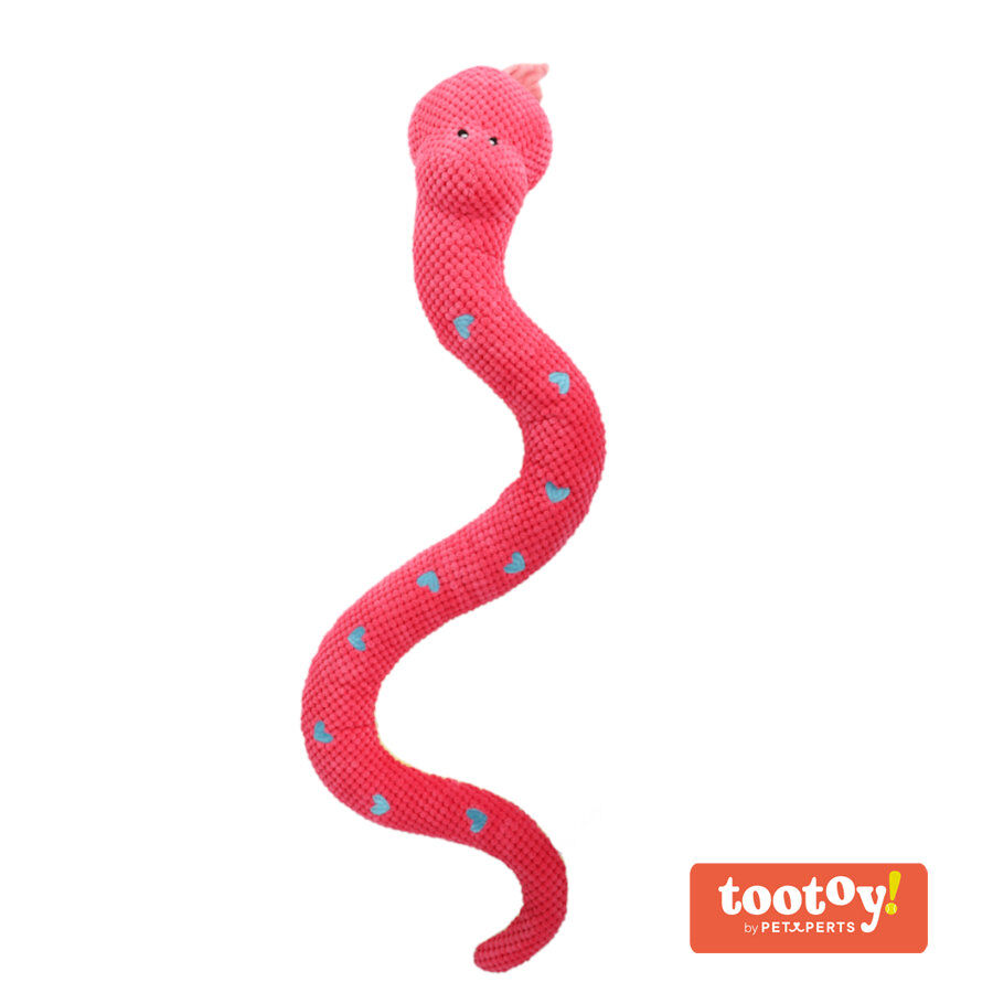 Tootoy! Giant Snake Cuddler Pink Peluche gigante para perros, , large indicador imagen numero 1