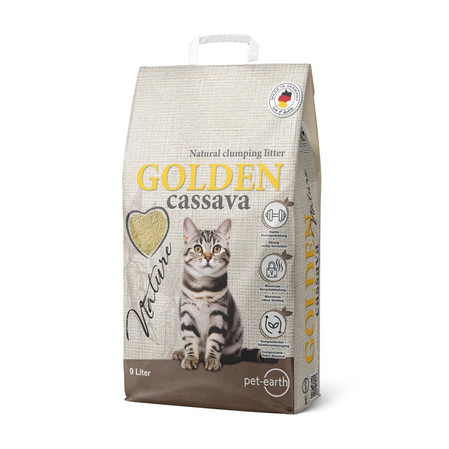 Golden Grey Yuca Arena Aglomerante para gatos, , large Imagen numero 2