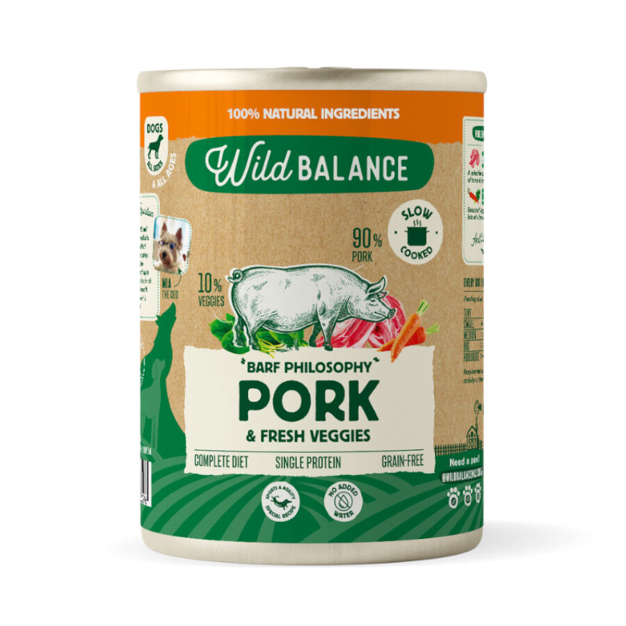 400 g Wild Balance Cerdo lata para perros, , large indicador imagen numero 1