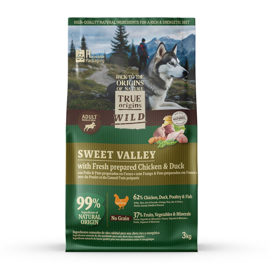 True Origins Wild Sweet Valley Pollo con Pato Pienso para perros, , large Imagen numero 1