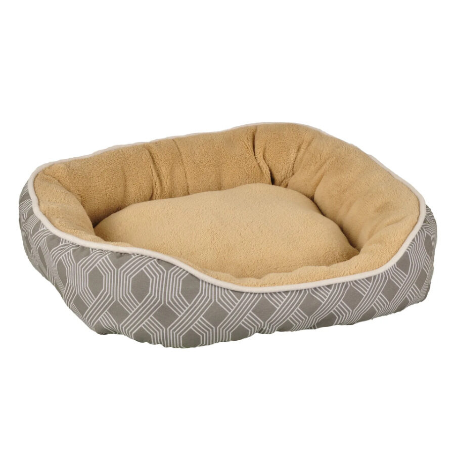 Flamingo Corvara Rect&aacute;ngulo Marr&oacute;n cama cuna para perros, , large indicador imagen numero 1