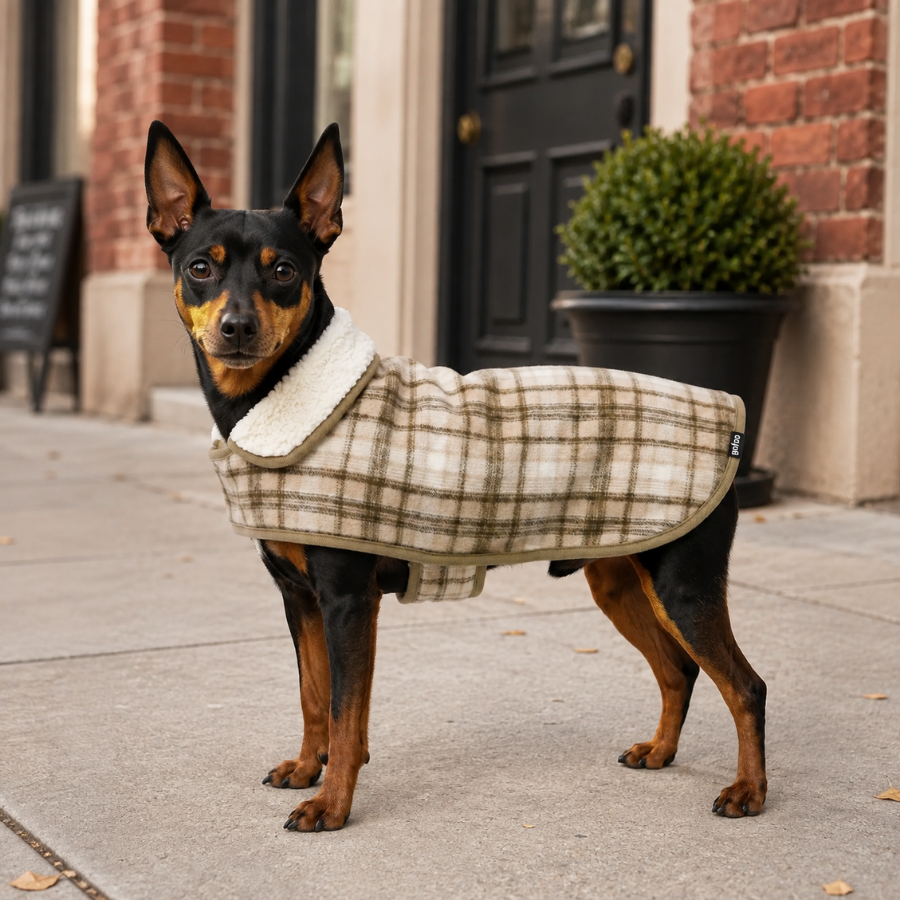 Gotoo Chaqueta Tart&aacute;n Cuadros para perros, , large Imagen numero 1