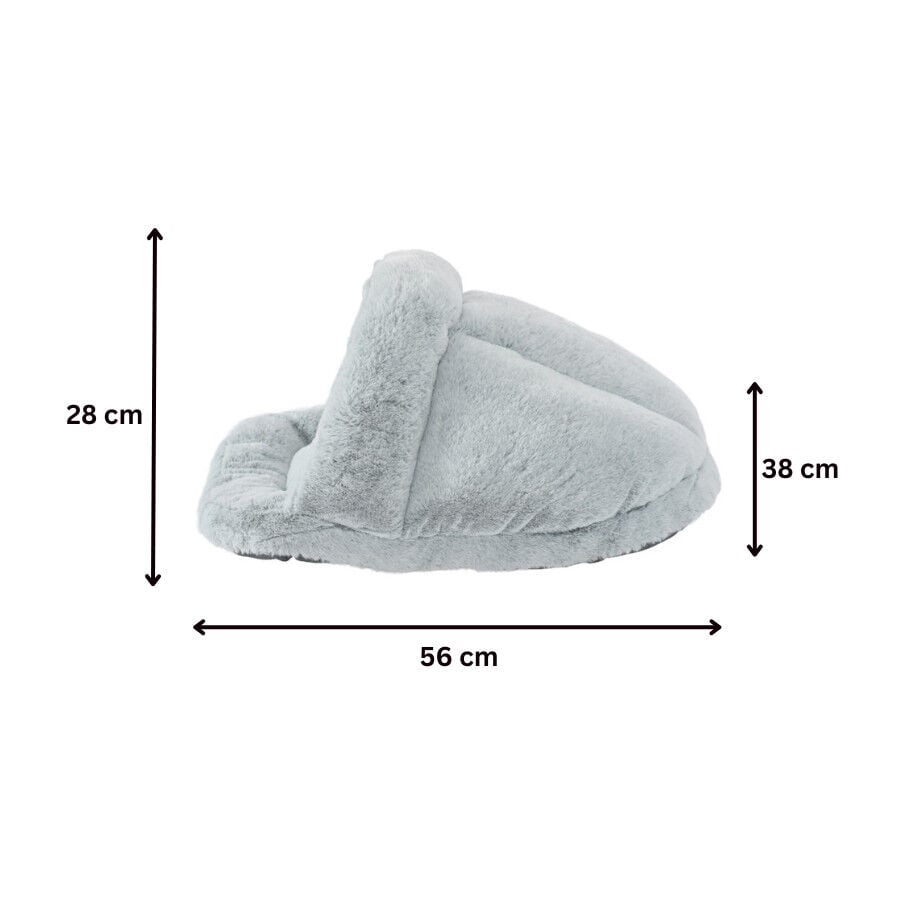 Leeby Cama Zapatilla Gris para gatos, , large indicador imagen numero 5