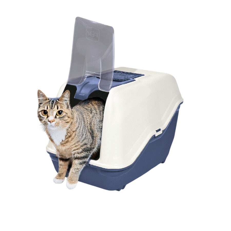 Nice Care Arenero Cerrado Netta Close Azul para gatos, , large indicador imagen numero 1