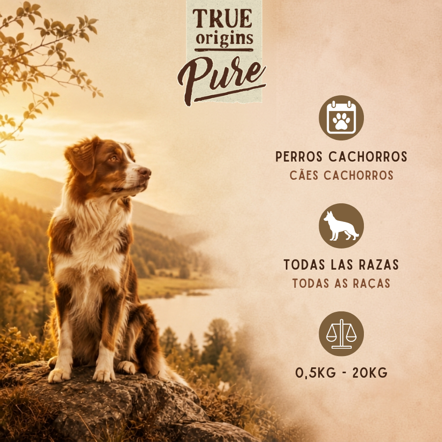 12 kg True Origins Pure Puppy Salm&oacute;n pienso para perros, , large Imagen numero 4