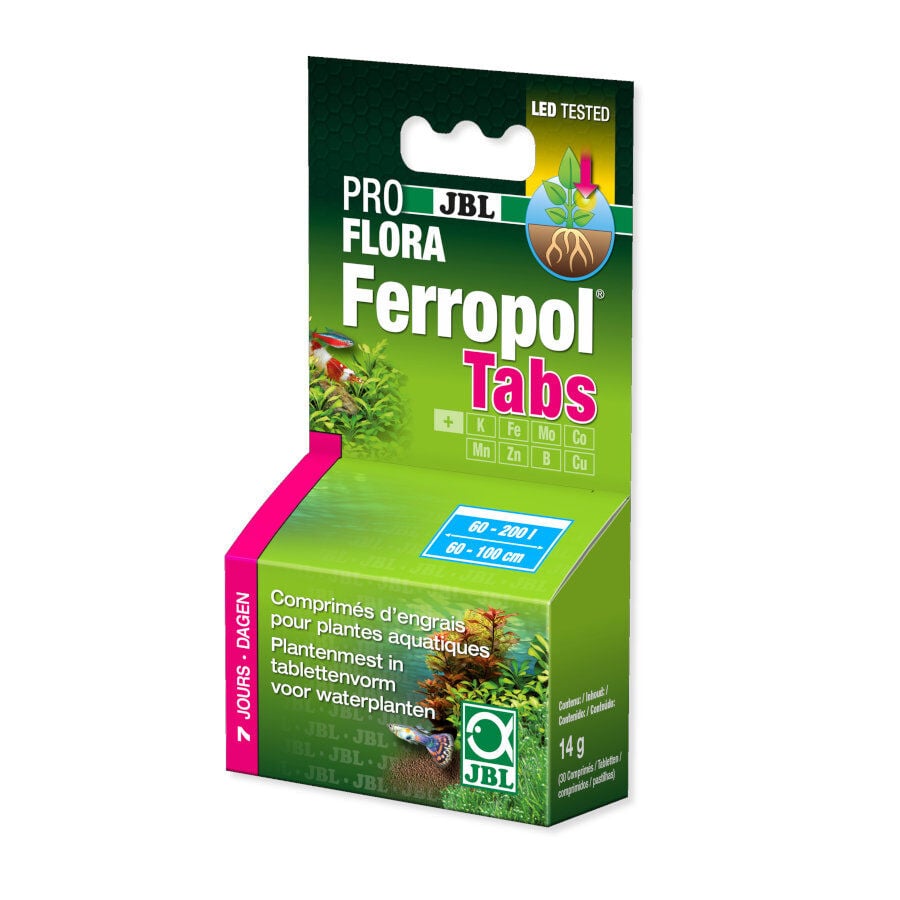 JBL Proflora Ferropol Tabletas Fertilizantes para plantas para acuarios de agua dulce, , large Imagen numero 1