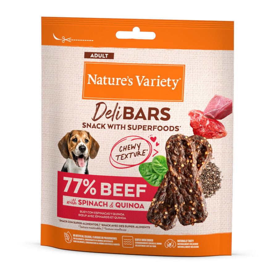 70 g Nature's Variety DeliBars Barritas Ternera snacks para perros, , large Imagen numero 1