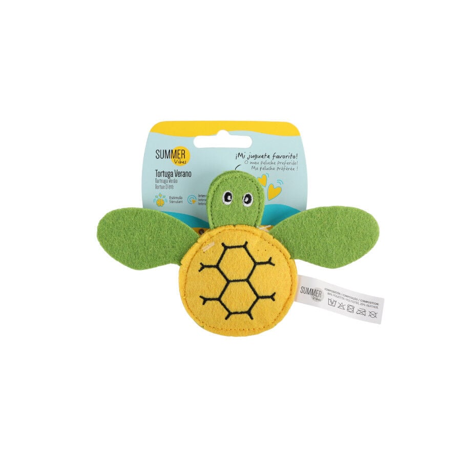 Summer Vibes Tortuga Peluche para gatos, , large indicador imagen numero 5
